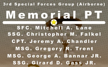 3rd Special Forces Group honors 61 fallen soldiers with memorial workout