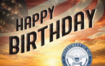Department of War Birthday