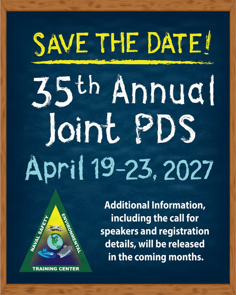 Save the date: 35th Annual Joint PDS