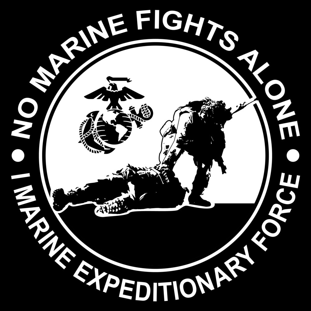 No Marine Fights Alone Logo