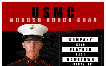 Kilo Company Honor Graduate