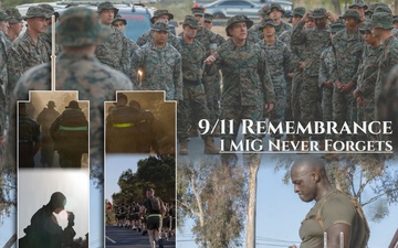 I Marine Expeditionary Force Information Group remembers Sept. 11, 2001
