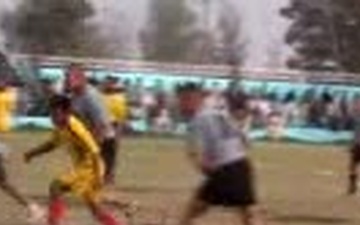 Lashkar Gah Soccer b-roll