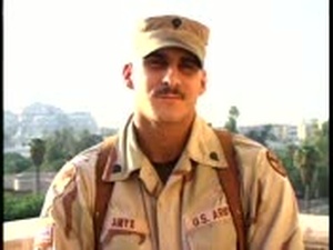 Interview with Spc. Amyx / WCYB
