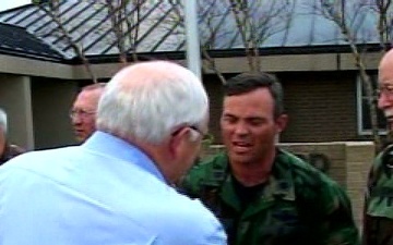 Vice President Cheney Departs Gulfport