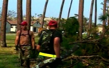 Clearing Trees at Keesler