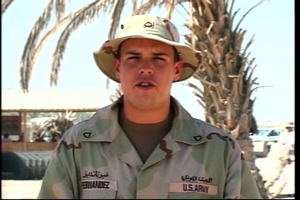 Shoutout from Pfc. Fernandez