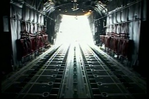 C-130 Air Drop B-roll
