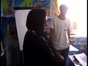 Soldiers Give Aid to Children b-roll