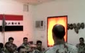 Iraqi Army Leadership Course B-roll