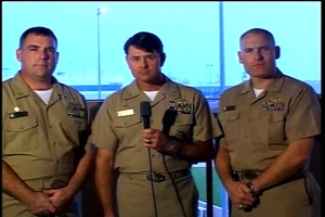 Three Navy Officers