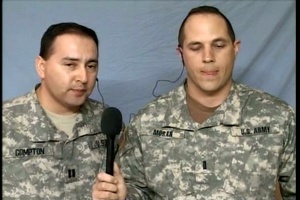 Capt. Compton and 1st Lt. Moran