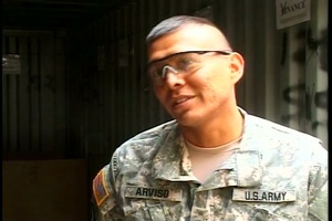 Reservists Deliver Package