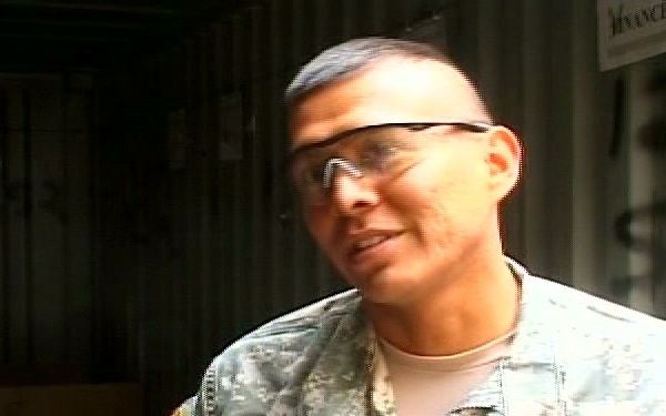 Reservists Deliver Package