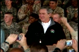 President Bush Visits Bagram