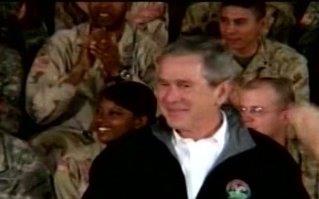 President Bush Visits Bagram