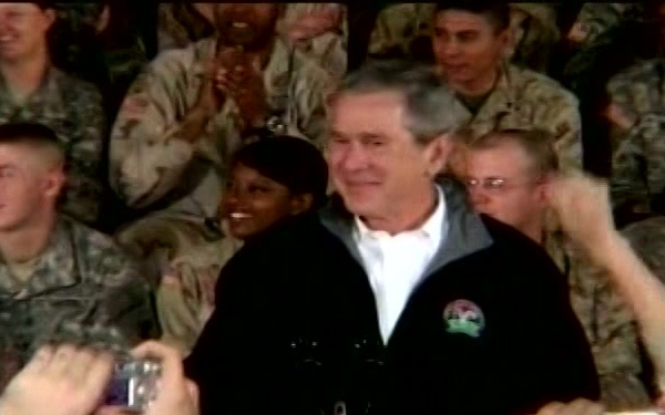 President Bush Visits Bagram