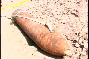 Soldiers Disperse 2,000 Pound Bomb