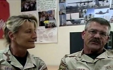 Senior Master Sgt. Gruber and Annette Gruber