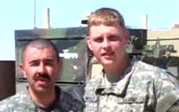 Pfc. Rackley & Sgt. 1st Class Haro