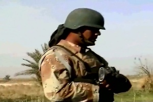 U.S. and Iraqi Soldiers Conduct Weapon Cache Searches