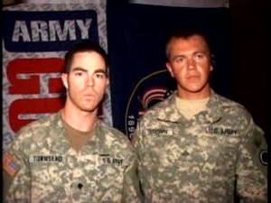 Spc. Townsend and Cpl. Brown