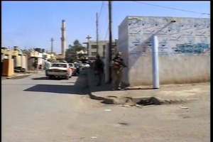 Marines Patrol Fallujah With Iraqi Army