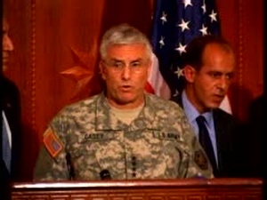 Nouri Al-Maliki, Dr. Zalmay Khalilzad, and Gen. George Casey