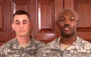 Spc. Corcoran and Staff Sgt. Brooks