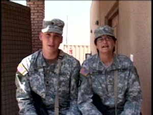Spc. Meirink and Spc. Pigg