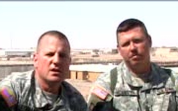 Lt. Col. Eismann and Command Sgt. Maj. McMaster