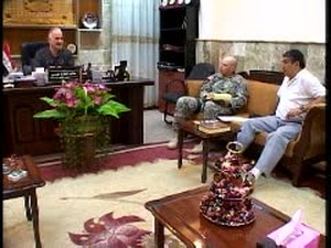 Col. Grant Meets With Provincial Chairman