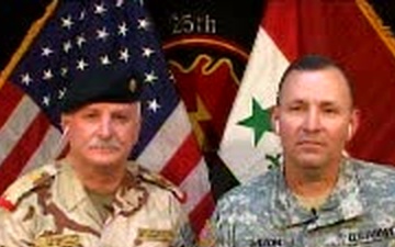 Maj. Gen. Mixon, Lt. Gen. Aziz