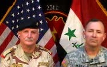 Maj. Gen. Mixon, Lt. Gen. Aziz