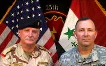 Maj. Gen. Mixon, Lt. Gen. Aziz