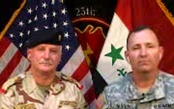 Maj. Gen. Mixon, Lt. Gen. Aziz