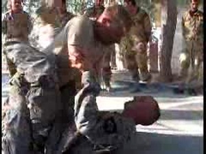 Soldiers Teach Hand to Hand Combat Part 1