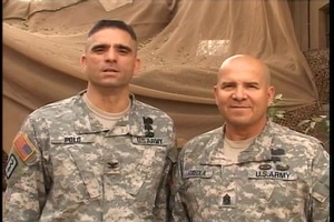 Col. Polo and Command Sgt. Maj. Arreola