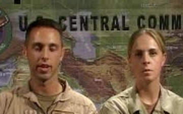 Staff Sgt. Mahoe and Lt. Ryan Peterson