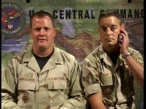 Staff Sgt. Andzejewskiand and Senior Airman Dunn