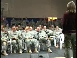 USO Brings Laughter to Soldiers