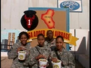 Pfc. Wright, Spc. Graham, Pfc. Williams and Spc. Dixon