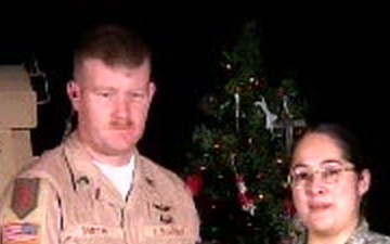 Staff Sgt. Smith and Staff Sgt. Hernandez-Smith