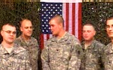 Spc. Allen and Members of the 1744th Transportation Company