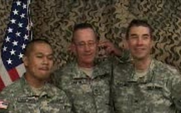 Col. Lepianka, Master Sgt. Canter and Master Sgt. Santiago