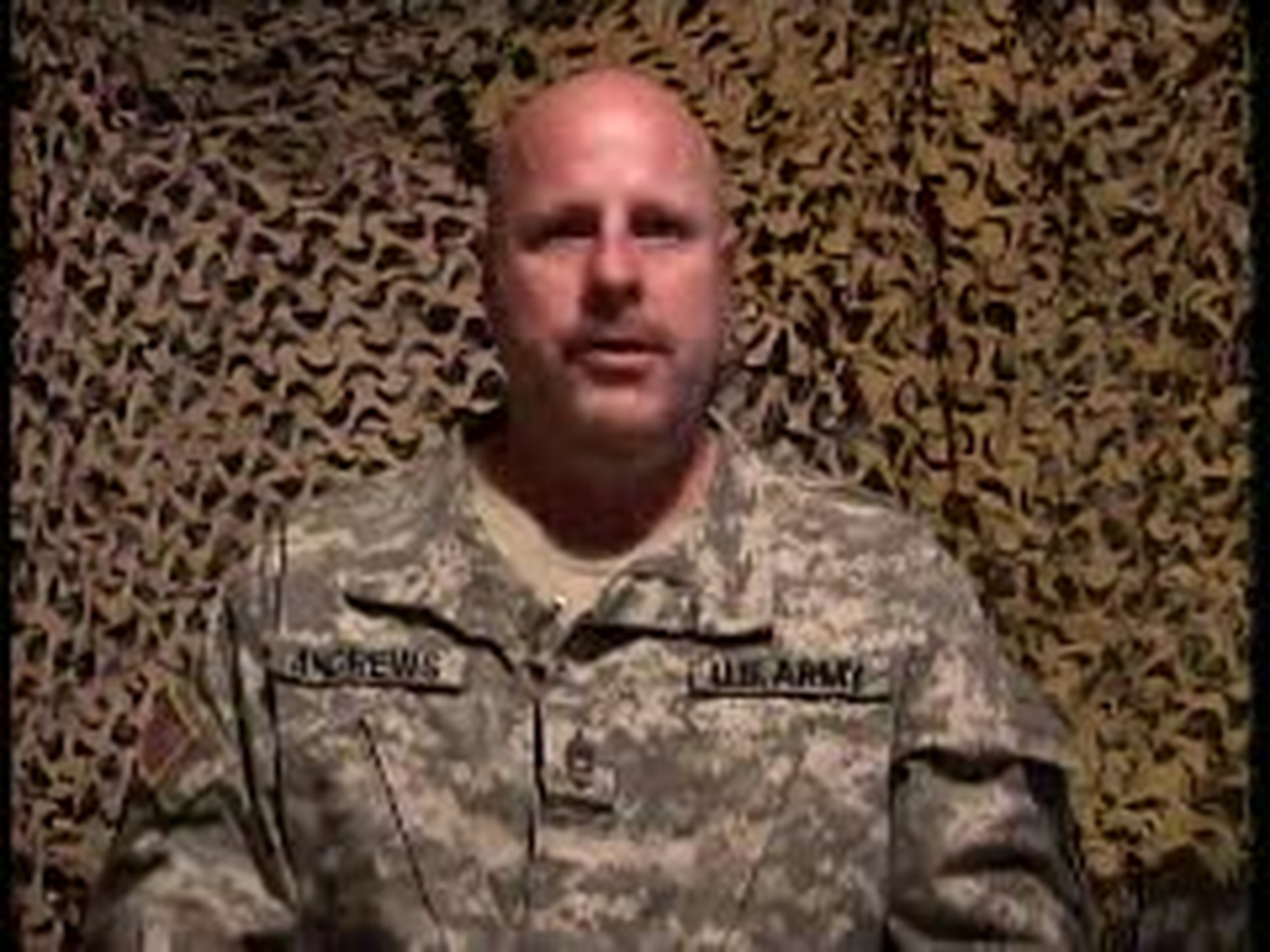 Talks to a KIRO-TV reporter in Seattle, Wash., about his duties in Iraq, the potential increase in amount of troops in country and dealing with insurgents.