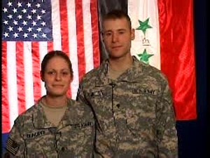 Spc. Dunlevy and Spc. Dunlevy