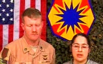 Staff Sgt. Smith and Staff Sgt. Hernandez-Smith