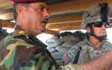 Lt. Col. Jassim and Brig. Gen. Bednarek