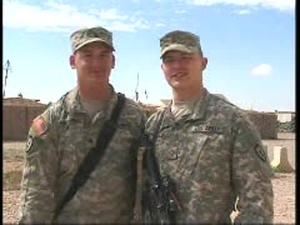 Pfc. Barcus and Spc. Williams